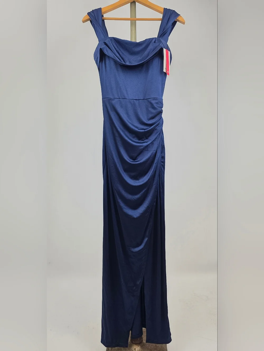 Popilush Women's Navy Blue Shapewear Tummy Control Maxi Cocktail Maxi Dress SM - Picture 7 of 11
